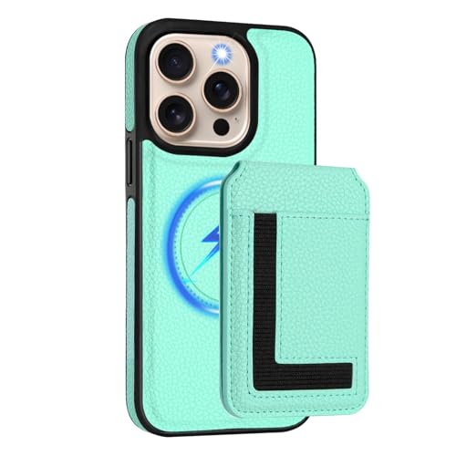 Brieftaschenetui für iPhone 16/16 plus/16 pro/16 pro max, magnetische abnehmbare Kartentasche Lederhülle Standfunktion Kabellose Ladehülle Brieftaschenetui für iPhone 16/16 plus/16 pro/16 pro max, magnetische abnehmbare Kartentasche Lederhülle Standfunktion Kabellose Ladehülle von Generisch