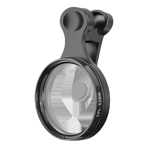 CPL-Filter - Filter Für Handykameraobjektive | Filter Für Handykameraobjektive | 52-mm-Clip-Zirkular-Polarisationsfilter | Hochauflösendes Kameraobjektiv Für Professionelle Outdoor-Fotografie Und -Vid von Generisch
