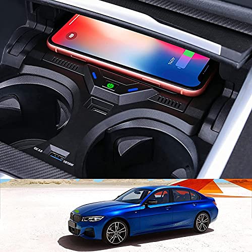 Car Wireless Charge Plate 15W Special Phone Car Wireless Fast Charging Pad with Dual USB Jack Car Wireless Charger Fit for 3 Series 2020 2021 Charging Board Car Wireless Charge Plate 15W Special Phone Car Wireless Fast Charging Pad with Dual USB Jack Car Wireless Charger Fit for 3 Series 2020 2021 Charging Board von Generisch