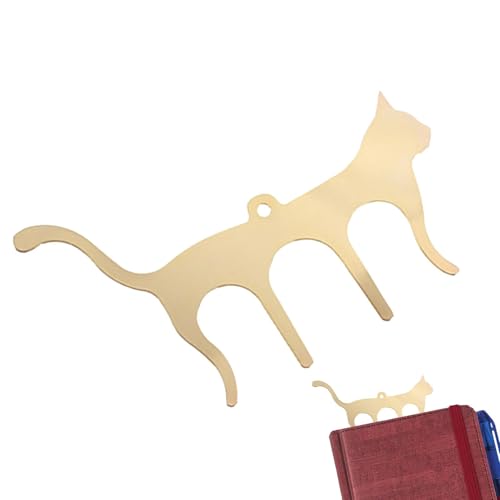 Cat Music Book Clip - Musikseitenhalter Clips, Notenhalter | Entzückender Metal -Katzenblatthalter für Musiker, Klavierzubehör für Musikbücher, Gitarre, Keyboard, Übung und Performance von Generisch