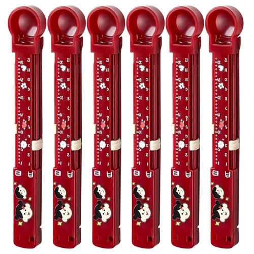 Chipclips - Lebensmittelclips Für Taschen | 6x Clip Für Chips | Messmarkierungen Nicht-Rutsch-Versiegelung Frischwecker Hochleistungsklemme Aufbewahrung Für Heimküchen-Speisekammer-Snack-Workshop- Chipclips - Lebensmittelclips Für Taschen | 6x Clip Für Chips | Messmarkierungen Nicht-Rutsch-Versiegelung Frischwecker Hochleistungsklemme Aufbewahrung Für Heimküchen-Speisekammer-Snack-Workshop- von Generisch