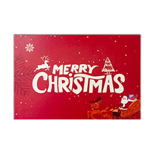 Christmas Greeting Cards, Holiday Thank You Notes, Durabled Paper Material, Festive Envelopes Included, Joyful Design Variety, for Family Friends Seasonal Celebrations, 28x20x3cm Christmas Greeting Cards, Holiday Thank You Notes, Durabled Paper Material, Festive Envelopes Included, Joyful Design Variety, for Family Friends Seasonal Celebrations, 28x20x3cm von Generisch