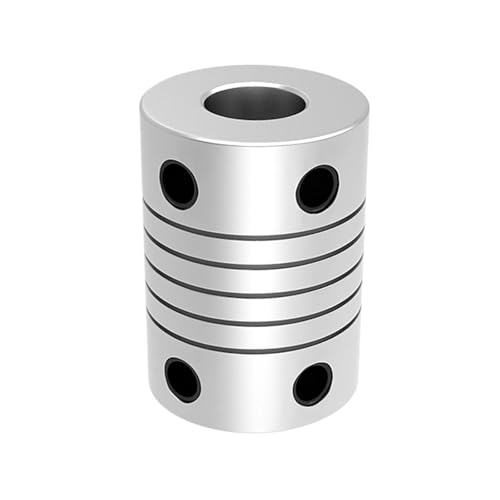 D19 * L25 Wellenkupplung Aluminium Flexible Backe 3/4/5/6/6,35/7/8/10 mm CNC-Schrittmotor-Koppler-Encoder Graviermaschine(3x8) von Generisch