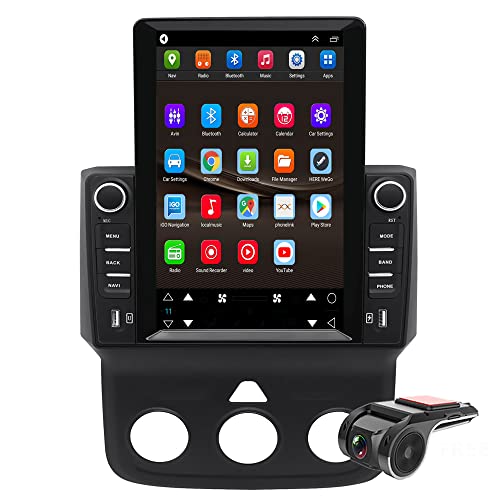 DVR+ 9 Zoll GPS Für Dodge Ram 1500 2500 3500 Android 11 Autoradio Navi DAB+Radio HD Touchscreen Autoradio Bluetooth CarPlay Navigation WiFi,Mirrorlink,FM RDS Radio OBD USB+Lenkradkontrolle DSP von Generisch