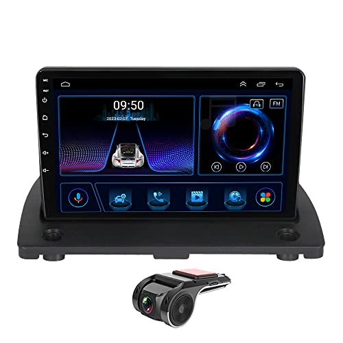 DVR+ 9 Zoll GPS Für Volvo XC90 2002-2014 Android 12 Autoradio Navi GPS DAB+Radio HD Touchscreen Autoradio Bluetooth CarPlay Navigation WiFi,Mirrorlink,FM RDS Radio OBD USB DVR +Lenkradkontrolle DSP von Generisch