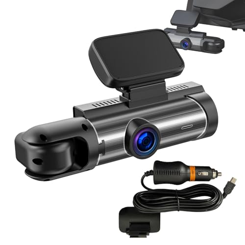 Dashcam für Autos - Vorder- und Innenautokamera mit Nachtsicht, 170 ° breites Objektiv | Antriebsrekorder mit Kabinenansicht, Unfallaufzeichnung, Bewegungssensor, kompakte Videoüberwachungskamera Dashcam für Autos - Vorder- und Innenautokamera mit Nachtsicht, 170 ° breites Objektiv | Antriebsrekorder mit Kabinenansicht, Unfallaufzeichnung, Bewegungssensor, kompakte Videoüberwachungskamera von Generisch
