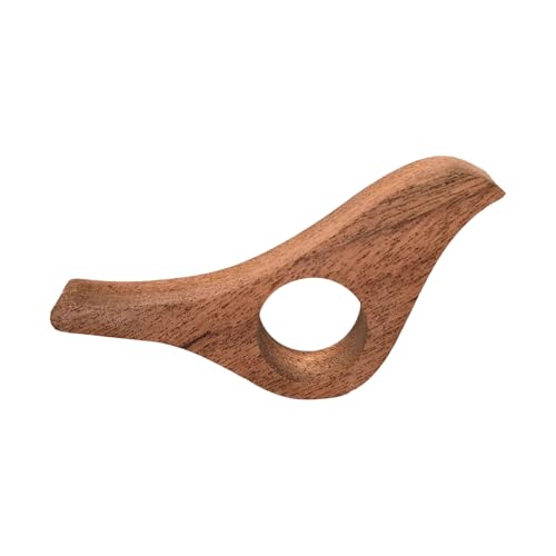 Daumenbuchseitenhalter - Holz Vogelform Reading Accessoire mit glattem Finish und Fingerring | Ergonomische Seite Holding Tool für einhandes Lesen, leichter Buchhalter für Studenten, Reisende Daumenbuchseitenhalter - Holz Vogelform Reading Accessoire mit glattem Finish und Fingerring | Ergonomische Seite Holding Tool für einhandes Lesen, leichter Buchhalter für Studenten, Reisende von Generisch