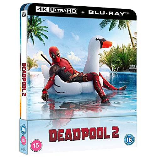 Deadpool 2 (2018) - Theatrical and Extended Cut - Zavvi Exclusive Lenticular Steelbook (UK Import ohne dt. Ton) 4K UHD Blu-ray + Blu-ray, Steelbook, Zavvi exklusiv, Uncut, Regionfree von Generisch