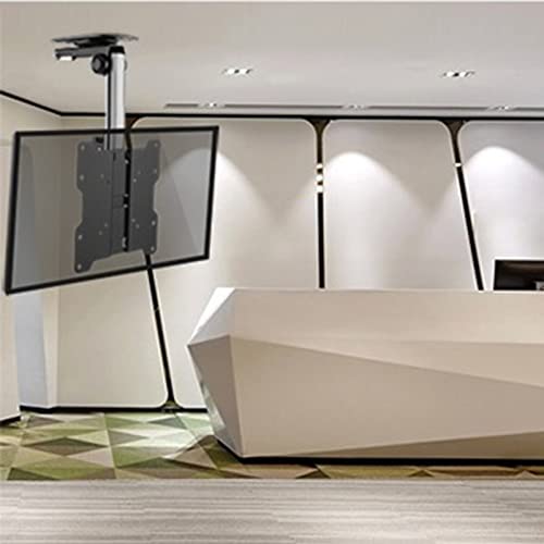 Decken-TV-Halterung mit Klappfunktion, verstellbar von 0–90 ° Neigung und ± 30 ° Drehung für optimale Sicht, universell passend für die meisten 43,2-94,2 cm (17-37 Zoll) Fernseher von Generisch