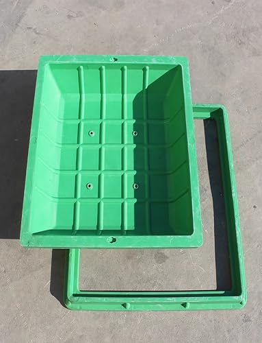 Dekorative Klärgrubenabdeckungen, unsichtbare dekorative Klärgrubenabdeckungen, 16 20 24 28 32 Zoll for Drain Field Yard Lawn Garden(27.5x27.5in/70x70cm) von Generisch