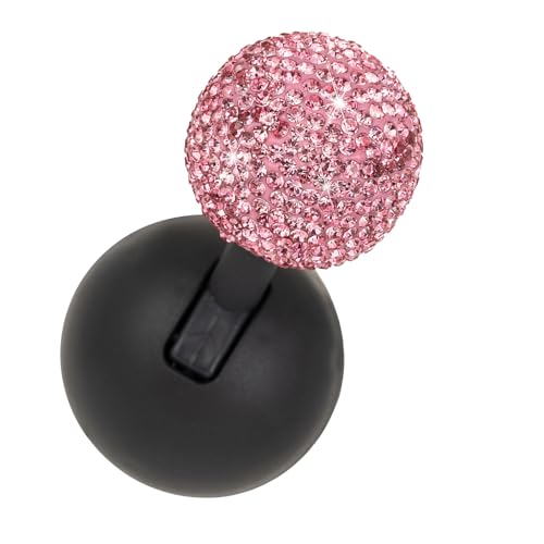 Dekorative Push-Startknopf-Glamouröser Strass-Rocker-Schalter, One-Button-Zündjoystick Für Autos | Chrom-plattierter Ball-Bar-Starter, Universeller Fahrzeugmotor-Startknopf Für Limousine, Abholung, RV von Generisch