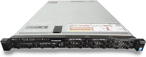 Generisch Dell R630 Server Rack | 8x SFF | 2x Xeon 16-Core E5-2683 V4 3.00GHz | 256GB RAM | H710 Ctrl | 2xPSU (zertifizierte Generalüberholt) (2x 500GB SATA SSD, Proxmox Virtual Environment) von Generisch