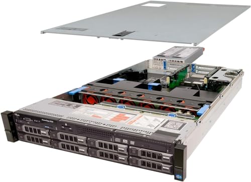 Generisch Dell R720 Server Rack | 8x LFF | 2x Xeon 12-Core E5-2695 V2 3.20GHz | 128GB RAM | 2x 1TB SSD | H710 Ctrl | 2xPSU (zertifiziert generalüberholt) (ohne Betriebssystem) von Generisch