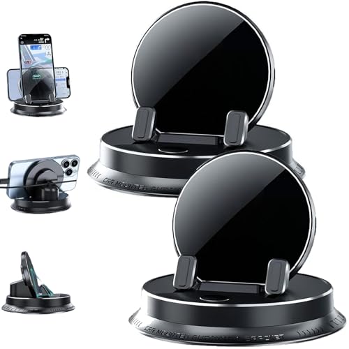 Deloyye Handyhalterung, Deloyye Handy Halterung, Deloyye Handyhalter, Biohofer 360-Grad-Drehbare Handyhalterung FüRs Armaturenbrett Im Auto, Biohofer Multifunktionaler Handyhalter Auto (2 Stück) von Generisch