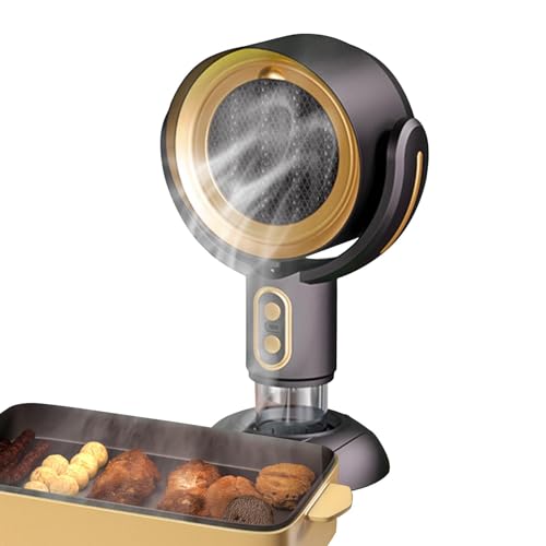 Desktop Range Hood, Tabletop Kitchen Hood Vent, 2-Speed Exhaust Fan with Retractable Design & Negative Ion Air Purifier, Portable Extractor for Indoor Cooking & Barbecues, 5V von Generisch