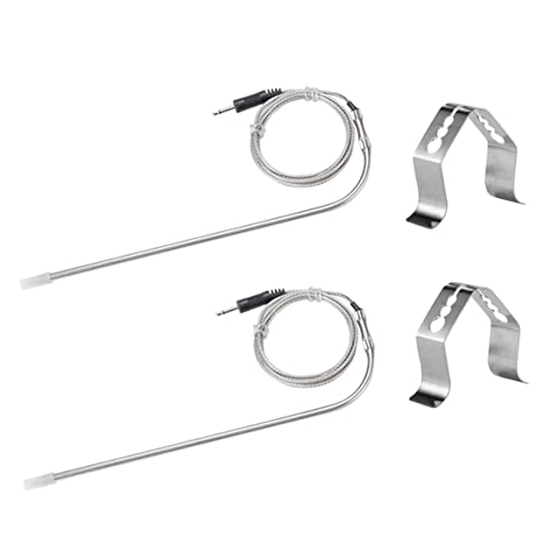 Digitales BBQ-Thermometer Mit Fleischsonde Und Sondenhalter - Grillzubehör Für Ofen Und Grill - Ersatz Für Fleischthermometer von Generisch