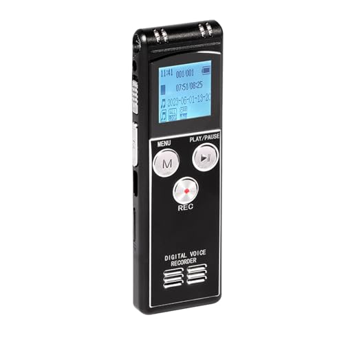 Digitales Diktiergerät, 8 + 32 G, aktiviert, Wiedergabe, MP3-Musik-Player mit Mikrofon und Lautsprecher, 1536 KBPS hohe Aufnahme, unterstützt Passwortschutz, LED-Bildschirm und mehrsprachiges System Digitales Diktiergerät, 8 + 32 G, aktiviert, Wiedergabe, MP3-Musik-Player mit Mikrofon und Lautsprecher, 1536 KBPS hohe Aufnahme, unterstützt Passwortschutz, LED-Bildschirm und mehrsprachiges System von Generisch