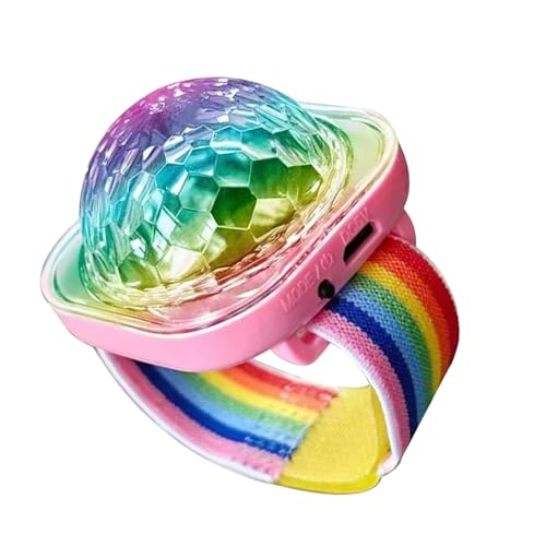 Disco Ball Licht - Discokugel Armband | Disco Kugel Armband | Mini Discokugel Kinder | Tragbare Tragbare LED Lampe | Nacht Stroboskop Uhr Band | Discolicht Partylicht Tonaktivierte Disco-Kugel-Licht Disco Ball Licht - Discokugel Armband | Disco Kugel Armband | Mini Discokugel Kinder | Tragbare Tragbare LED Lampe | Nacht Stroboskop Uhr Band | Discolicht Partylicht Tonaktivierte Disco-Kugel-Licht von Generisch