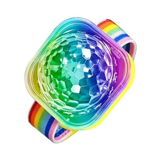 Disco Ball Licht - Discokugel Armband | Disco Kugel Armband | Mini Discokugel Kinder | Tragbare Tragbare LED Lampe | Nacht Stroboskop Uhr Band | Discolicht Partylicht Tonaktivierte Disco-Kugel-Licht Disco Ball Licht - Discokugel Armband | Disco Kugel Armband | Mini Discokugel Kinder | Tragbare Tragbare LED Lampe | Nacht Stroboskop Uhr Band | Discolicht Partylicht Tonaktivierte Disco-Kugel-Licht von Generisch