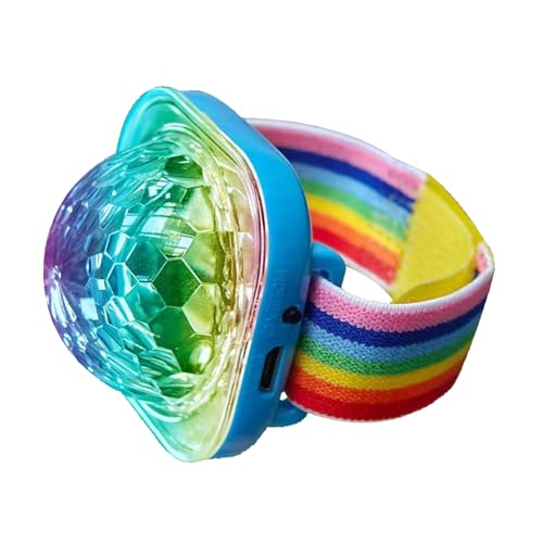 Disco Ball Licht - Discokugel Armband | Disco Kugel Armband | Mini Discokugel Kinder | Tragbare Tragbare LED Lampe | Nacht Stroboskop Uhr Band | Discolicht Partylicht Tonaktivierte Disco-Kugel-Licht Disco Ball Licht - Discokugel Armband | Disco Kugel Armband | Mini Discokugel Kinder | Tragbare Tragbare LED Lampe | Nacht Stroboskop Uhr Band | Discolicht Partylicht Tonaktivierte Disco-Kugel-Licht von Generisch
