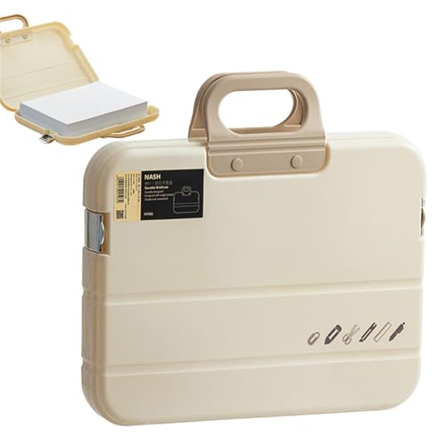 Document Bag with Lock, A4 File Folder Storage Box, Secure Zipper Closure, Fireproof Water-Resistant Design, Portable Handle Case, Black Organizer, Ideal for Home Travel Business Document Bag with Lock, A4 File Folder Storage Box, Secure Zipper Closure, Fireproof Water-Resistant Design, Portable Handle Case, Black Organizer, Ideal for Home Travel Business von Generisch