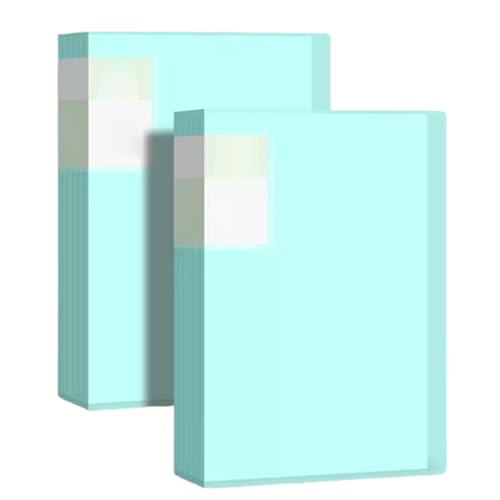 Dokumenten-Präsentationsmappen, A4, 2er-Pack mit 100 Taschen, ideal zum Organisieren von Akten, Projekten und Interviews von Generisch