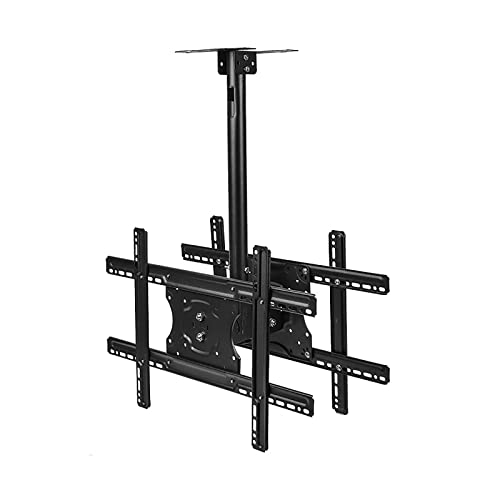 Doppelseitige TV-Deckenhalterung, Teleskop-TV-Ständer für 32-65 Zoll Flachbildschirme, passend für flache und gewölbte Decken, 0,51 m, stabiles und verstellbares Design Doppelseitige TV-Deckenhalterung, Teleskop-TV-Ständer für 32-65 Zoll Flachbildschirme, passend für flache und gewölbte Decken, 0,51 m, stabiles und verstellbares Design von Generisch