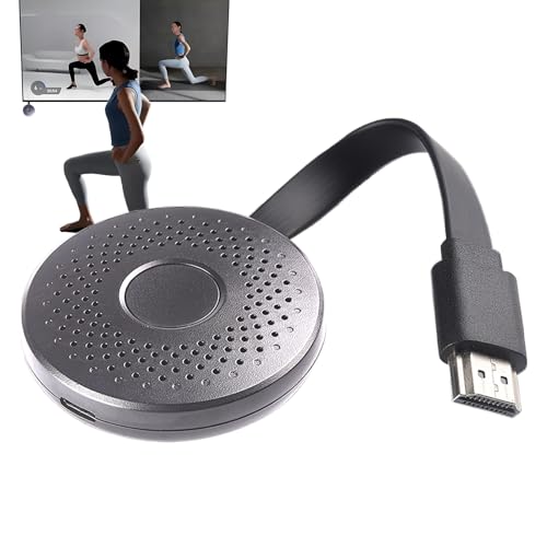 Drahtloser Display Adapter | 4K Bildschirmspiegelung mit Video- und Audio-Streaming,Tragbarer Adapter Mit 1080P Für Und TV Streaming von Generisch