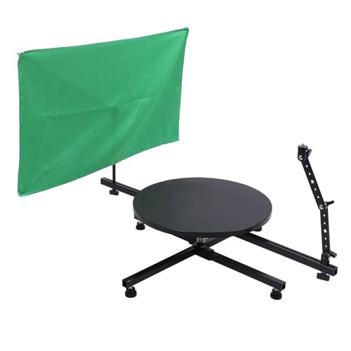 Drehbarer Kameraschieber, 360° Panorama-Spinner für reibungslose Produktfotografie und kommerzielles Video, verstellbarer Winkel, faltbarer Plattenspieler Drehbarer Kameraschieber, 360° Panorama-Spinner für reibungslose Produktfotografie und kommerzielles Video, verstellbarer Winkel, faltbarer Plattenspieler von Generisch