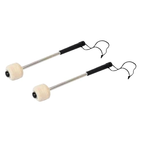 Drum Mallets, Felt Head Sticks, Percussion Mallets with Anti-Slip Handles, Set of 2, Ideal for Marching Band Practice, Music Lessons, Concerts, Orchestra Performances, Classroom Drum Mallets, Felt Head Sticks, Percussion Mallets with Anti-Slip Handles, Set of 2, Ideal for Marching Band Practice, Music Lessons, Concerts, Orchestra Performances, Classroom von Generisch