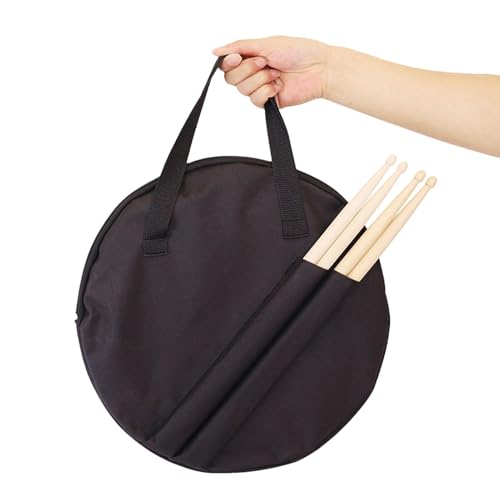Drum Pad und Sticks, Tragbares Schlagzeugtaschen-Set Stoßdämpfendes Drumming Pad, Rutschfestes Drumming Pad Leise Stoßdämpfendes Drum Pad Set für Anfänger Drum Pad und Sticks, Tragbares Schlagzeugtaschen-Set Stoßdämpfendes Drumming Pad, Rutschfestes Drumming Pad Leise Stoßdämpfendes Drum Pad Set für Anfänger von Generisch