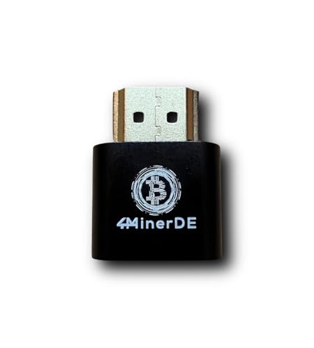 Dummy Plug Headless Ghost Display Emulator Premium Aluminum PC HDMI-Compatible（Fit Headless-1920x1080 New 4RD@60Hz） (2K-1P) von Generisch