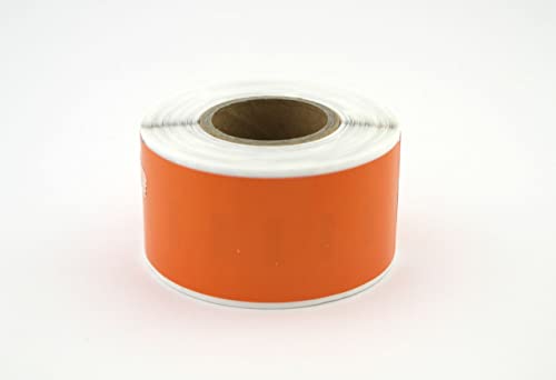 Dymo Etiketten kompatibel zu Labelwriter 450 und älter (99010 | 28 x 89 mm | 130 Etiketten, orange) von Generisch