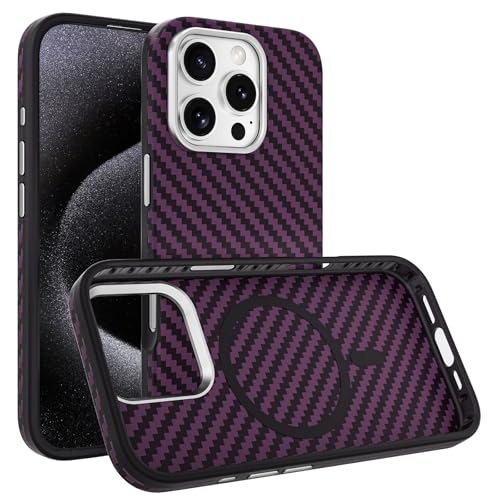 Echtes Carbonfaser-Gehäuse für iPhone 16 Pro Max/16 Pro, stoßfeste Schutzhülle für Mobiltelefone, schlankes Gehäuse mit magnetischem kabellosem Laden Echtes Carbonfaser-Gehäuse für iPhone 16 Pro Max/16 Pro, stoßfeste Schutzhülle für Mobiltelefone, schlankes Gehäuse mit magnetischem kabellosem Laden von Generisch