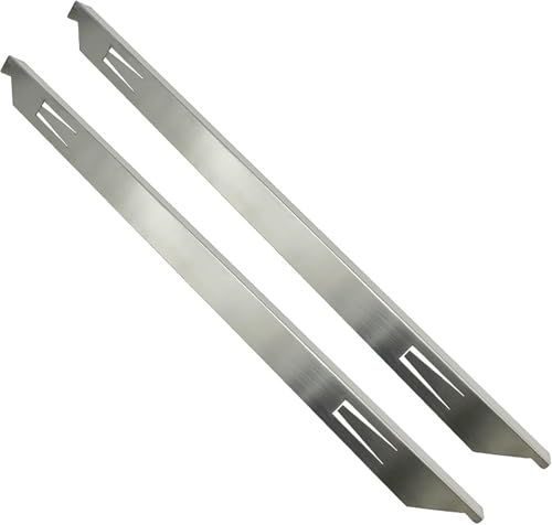 Edelstahl-Lückenabdeckung, 58,4 cm, Edelstahl-Herdspaltfüller, Thekenabdeckung aus Edelstahl (58,4 cm), 2 Stück von Generisch