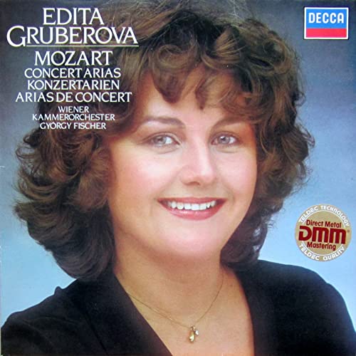 Edita Gruberova, Mozart*, Wiener Kammerorchester · György Fischer ‎– Mozart: Concert Arias (12" Vinyl LP)(1983)(Decca 6.42862 AZ) von Generisch