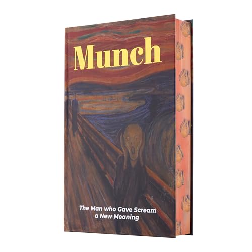 Edvard Munch Scream Dekoratives Hardcover-Couchtisch-Notizbuch, Tagebuch, Kunstbuch mit Goldfolie und gesprühtem Rand, 576 leere Seiten von Generisch