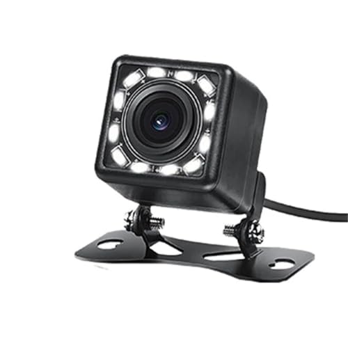 Einparkhilfekamera Auto-Rückfahrkamera, universell, LED-Nachtsicht, Backup-Parkplatz für Rückfahrkamera, 170° breit Rückfahrkamera(12LCD Cam) von Generisch