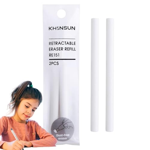 Einziehbare Radiergummis, Radiergummi für Bleistiftschreiben, einfach zu halten und zu bedienen, Bleistift-Radierer mit einziehbarem Design, Schulgeschenk für Kinder und Büros Einziehbare Radiergummis, Radiergummi für Bleistiftschreiben, einfach zu halten und zu bedienen, Bleistift-Radierer mit einziehbarem Design, Schulgeschenk für Kinder und Büros von Generisch