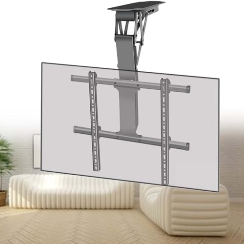 Elektrische Decken-TV-Halterung mit 0-85° Winkelverstellung, motorisierte Halterung für 32-70 Zoll Fernseher, unterstützt bis zu 45 kg, ideal für platzsparende und optimale Sicht Elektrische Decken-TV-Halterung mit 0-85° Winkelverstellung, motorisierte Halterung für 32-70 Zoll Fernseher, unterstützt bis zu 45 kg, ideal für platzsparende und optimale Sicht von Generisch