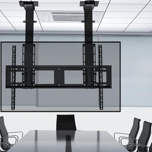 Elektrischer TV Bodenständer - Teleskop-Aufzugshalterung für 55-120 Zoll Fernseher, Höhenverstellbar mit Fernbedienung, Duale Installationsmethoden Elektrischer TV Bodenständer - Teleskop-Aufzugshalterung für 55-120 Zoll Fernseher, Höhenverstellbar mit Fernbedienung, Duale Installationsmethoden von Generisch
