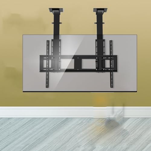 Elektrischer TV Lift für 55-100 Zoll flache und gebogene Fernseher, einziehbare Deckenhalterung mit Fernbedienung, Elektrischer TV Lift für 55-100 Zoll flache und gebogene Fernseher, einziehbare Deckenhalterung mit Fernbedienung, von Generisch