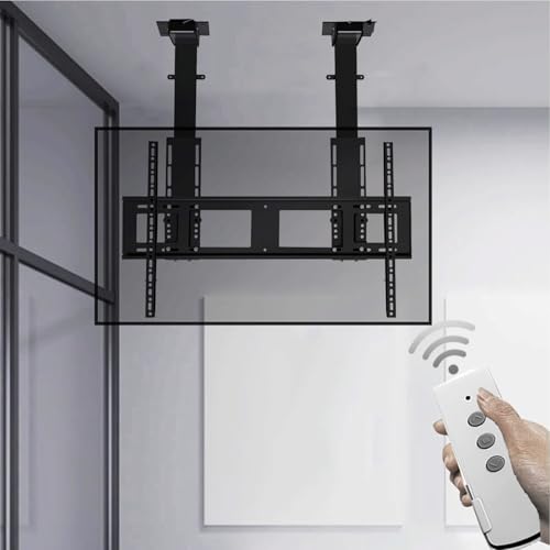 Elektrischer Teleskop-TV-Ständer – Automatisches Anheben von Boden zu Decke Halterung für große Bildschirme, einfache Installation, unterstützt bis zu 130 kg Elektrischer Teleskop-TV-Ständer – Automatisches Anheben von Boden zu Decke Halterung für große Bildschirme, einfache Installation, unterstützt bis zu 130 kg von Generisch