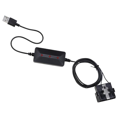Elektrombatterie -Jumper -Kabel, Elektrofahrrad -Batterieersatzkabel - Tragbare USB Power Bank betrieben & Smart OBD Speicherschutz,Anti-Short Circuit Design Intelligenter LED-Indikator Sprung Starter von Generisch