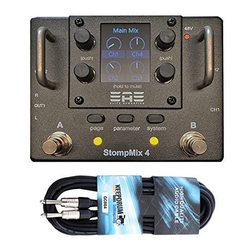 Elite Acoustics Stompmix X4 Digitalmixer + keepdrum Klinkenkabel Elite Acoustics Stompmix X4 Digitalmixer + keepdrum Klinkenkabel von Generisch