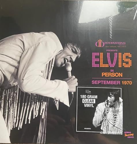Elvis Presley LP September 1970 - Las Vegas International Presents Elvis In Person von Generisch