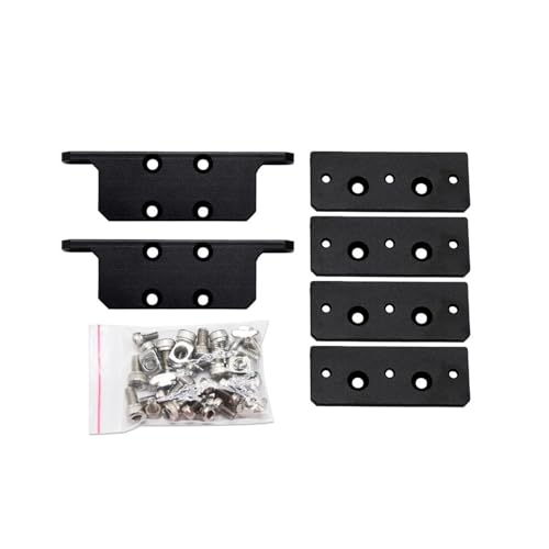Ender 3 S1 Pro Dual Y-Achsen-Linearführungs-Upgrade-Kit MGN9H Linearschienen-Upgrade-Kit Kompatibel mit Ender-3 S1/PRO 3D-Drucker-Y-Achsen-Teilen(Only Backplate Kit) von Generisch