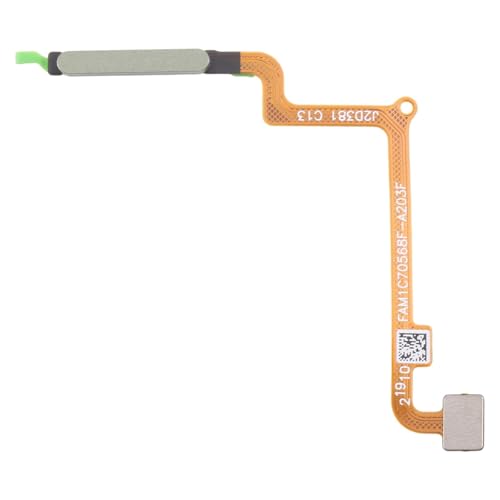 Ersatzteil kompatibel mit Xiaomi Redmi 14C 4G 2411DRN47C 2409BRN2CY / Poco C75 4G 2410FPCC5G Flat Flex Kabel Stecker für Verbindung KEY HOME to MAINBOARD FINGERPRINT Fingerabdruckleser (Grün) von Generisch