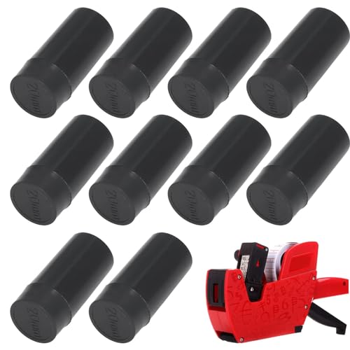 Etiketten-Tintenroller, Etiketten-Tintenroller für Etikettiermaschinen - 10 Stück Tintenroller für Kleidungskennzeichnungsmaschinen - Nachfüll-Tintenrollen, 20-mm-Tintenroller zum Aufbringen von Kleid von Generisch