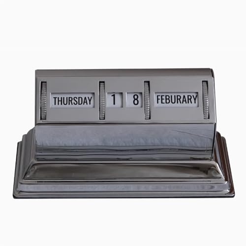 Ewiger Schreibtischkalender, täglicher Drehkalender mit 4 verstellbaren Tasten, wiederverwendbar, jährlich für Zuhause, Büro und Festivals Ewiger Schreibtischkalender, täglicher Drehkalender mit 4 verstellbaren Tasten, wiederverwendbar, jährlich für Zuhause, Büro und Festivals von Generisch